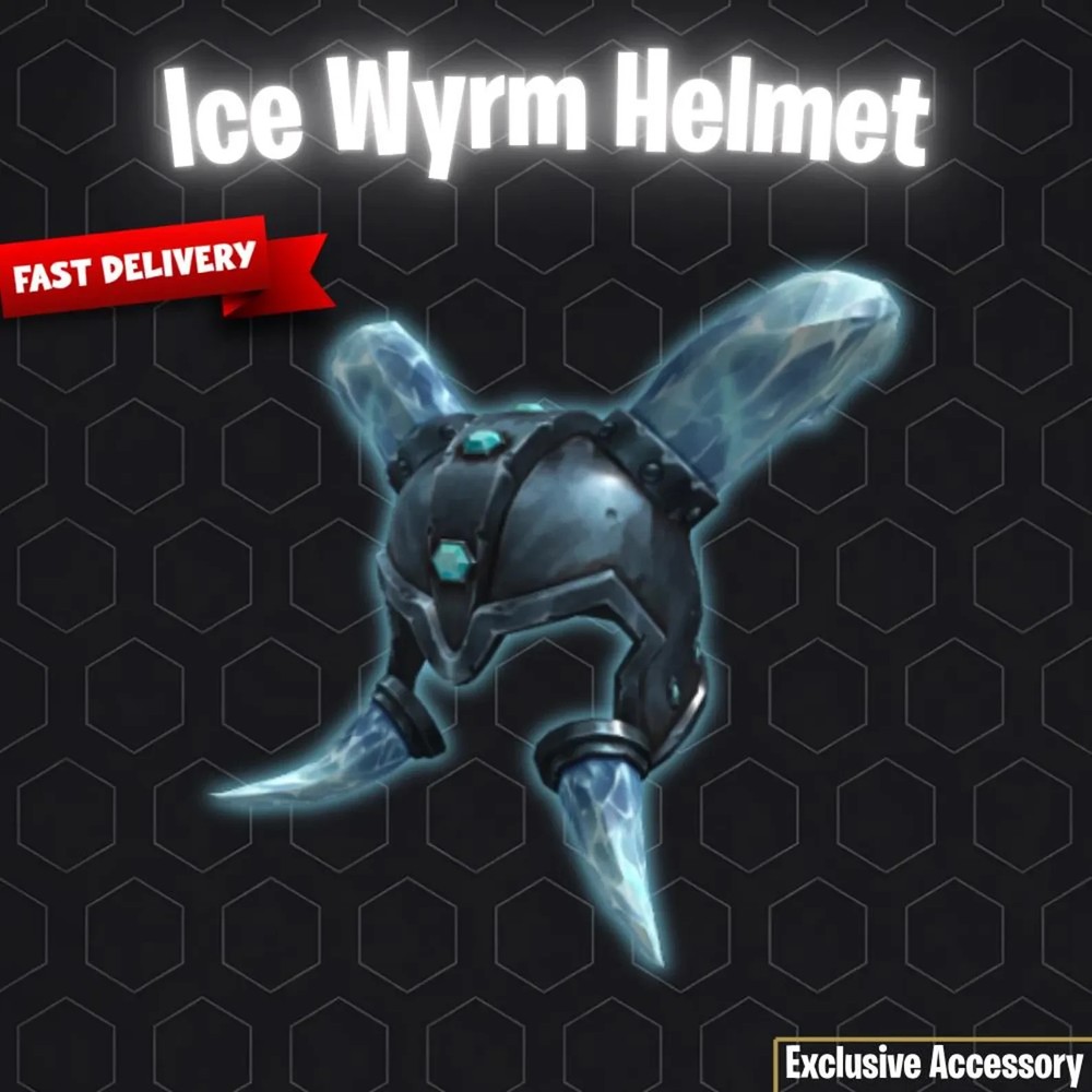 Roblox: Ice Wyrm’s Helm ❄️ Exclusive Accessory
