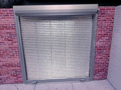 Shop Door Model Prop Kit 1/10 Scale Garage Display Diorama Dollhouse Accessory