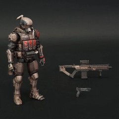 TOYS ALLIANCE x Acid Rain FAV-A110 Red Crow Hazmat Ronin 1:18 Figure