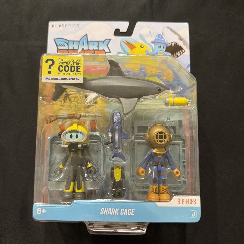 DEVSERIES Game Pack w/ Code Shark Bite 2: Shark Cage Diver Sea Diver TOY NEW NIB