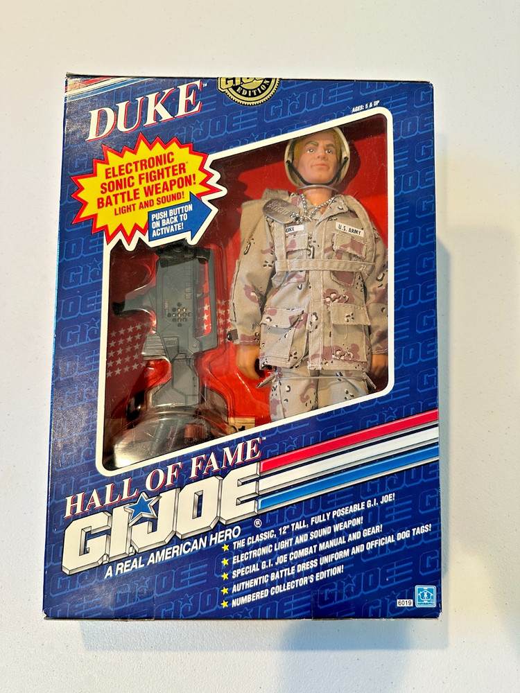 Vintage Hasbro Hall of Fame G.I. Joe Duke 12″ Action Figure –*SEALED BOX* NEW!