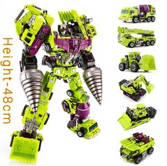Original Box-Jinbao Oversized Devastator Gravity Builder With UPGRADE KIT 1.0