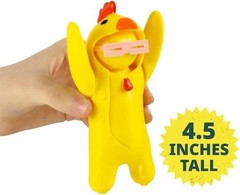 Gang Beasts Yellow Chicken Costume Video Game Fighter Character Figure -New