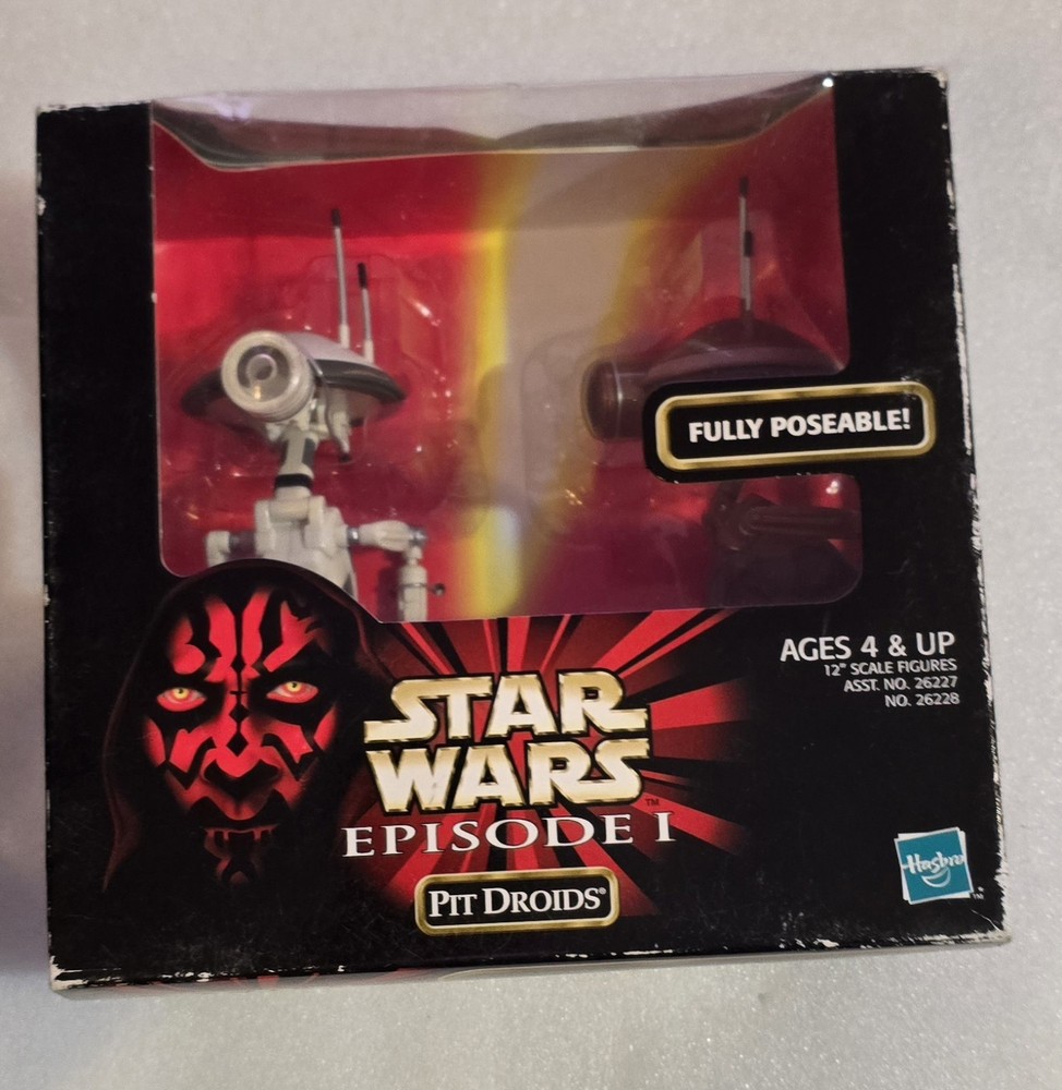 Star Wars Episode I PIT DROIDS 12″ Scale Figures Hasbro 1998