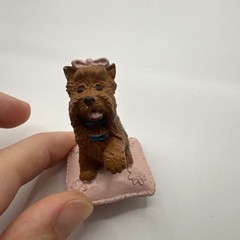 Vtg Puppy in My Pocket Yorkie Yorkshire Terrier Sparkle Dog Puppy MEG 1995