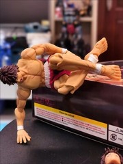 Hanma Baki Action Figure Baki Model Statue Anime Grappler Toy Collect Gift 17cm
