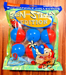 NECA 2022 HALLOWEEN TOY CAPSULE COLLECTION REN AND STIMPY EDITION BAG OF 9 NEW