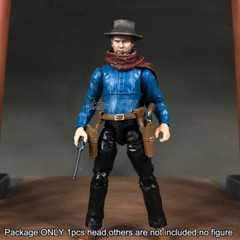 Premium 1/18 Clint Eastwood Man Head Sculpt Soldier Head For 3.75″Action Figure