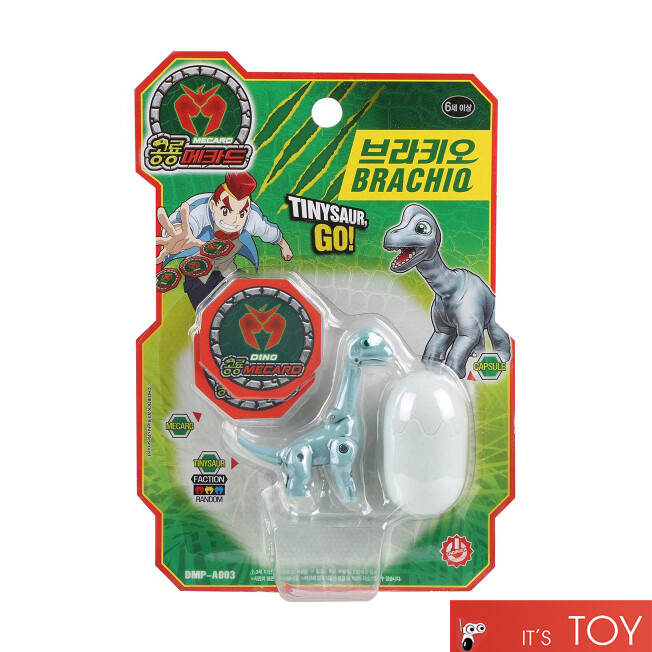 Dino Mecard Tinysaur BRACHIO Brachiosaurus Dinosaur Transforming Robot Figure