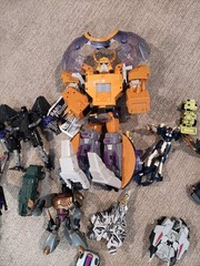 Box Of Random Tramsformers Different Years And Series