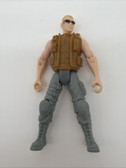 Soldier Figurine Kid Connection Blonde Hair 4In Toy Military Combat.#60