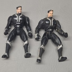 X-Men Toy Biz Action Figure Lot Magneto Cable Maverick Marvel 1990s Loose
