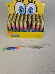 SpongeBob SquarePants Rocket Eraser Full Retail Box 36 Count Nickelodeon