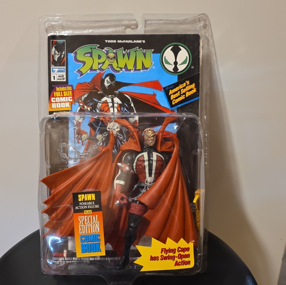 1994 SPAWN SPECIAL EDITION SPAWN ACTION FIGURE WITH COMIC BOOK NEW IN BOX