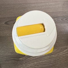 1982 HASBRO ALADDIN GI JOE LUNCHBOX YELLOW GRUNT THERMOS WHITE CUP 8 Oz