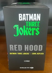 RED HOOD (Batman: Three Jokers) 1:3 McFarlane Cowl Replica Platinum DC SEALED