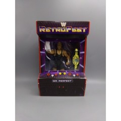 Mr. Perfect WWE RetroFest Elite Collection Action Figure in Arcade Cabinet Box