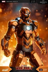 Marvel Avengers Iron Man Mark XXVIII MK28 Jack Ironman Figure Model Bad Box