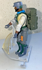 1990 Hasbro Original GI Joe ARAH STRETCHER V1 MEDICAL SPECIALIST Backpack Sled