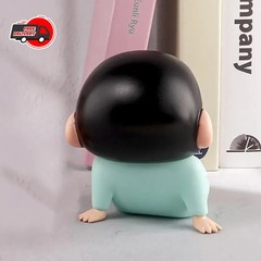 Crayon Shin-Chan Phone Holder Cute Anime Figure Stand Desktop Ornament Doll Gift