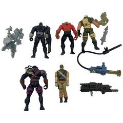GI Joe Extreme Action Figure Lot Iron Claw Inferno 1995 Kenner Loose w/Weapons