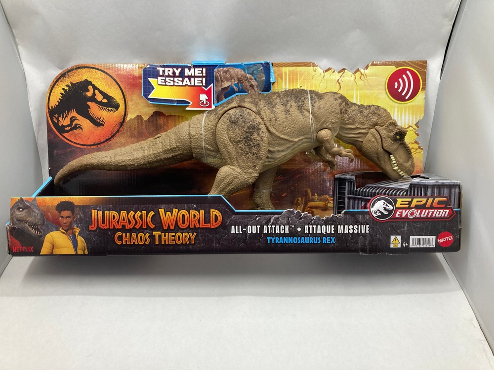 Jurassic World Epic Evolution Chaos Theory All-Out Attack Tyrannosaurus Rex