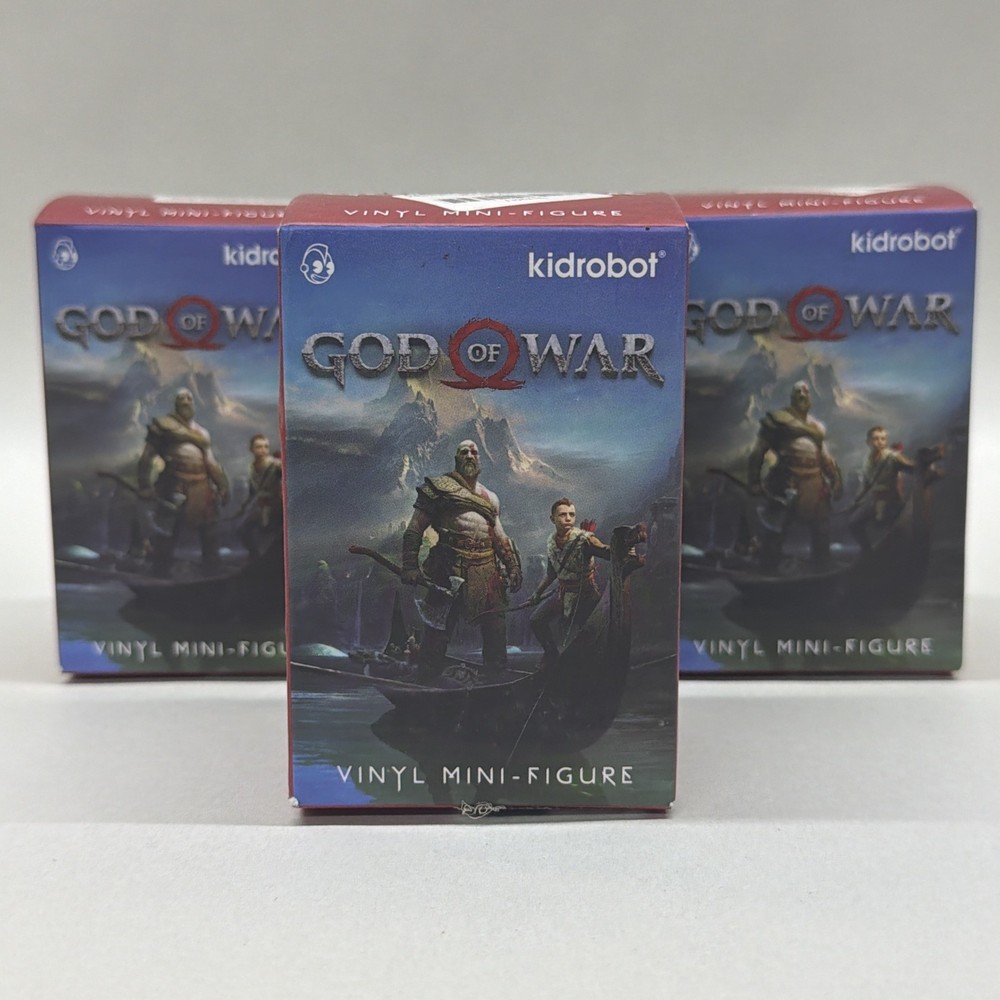 Kidrobot God of War Mini Vinyl Figure Series 3x Blind Box (NEW SEALED) Lot of 3