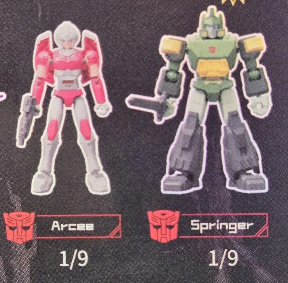 New Blokees Transformers v9 Lot Of 2 Springer Arcee Figure Model Kits