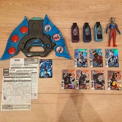 Ultraman O Ultra Z Riser Guts Hyper Key And Some Other Manuals Included Japan