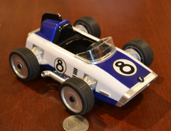 RYAN’S WORLD PULL-BACK RACING RACE CAR BONKERS TOYS SPORTS CAR BLUE WHITE