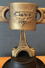 Disney Parks California Adventure Cars Land Piston Cup Champion Trophy 7″