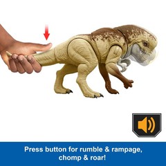 Jurassic World Rebirth Distortus Rex Action Figure 22″ Rumble N Rampage Dino Toy