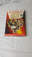 New Star Wars 30 Stand-up Valentines Day Cards Factory Sealed 1997 vintage