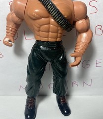 Vintage KO Bootleg John Rambo Action Figure With Belt Collectible E6 052G