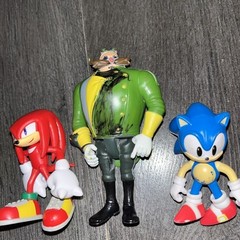 Sonic the Hedgehog Toy Lot Jazwares Sega figures Eggman Knuckles