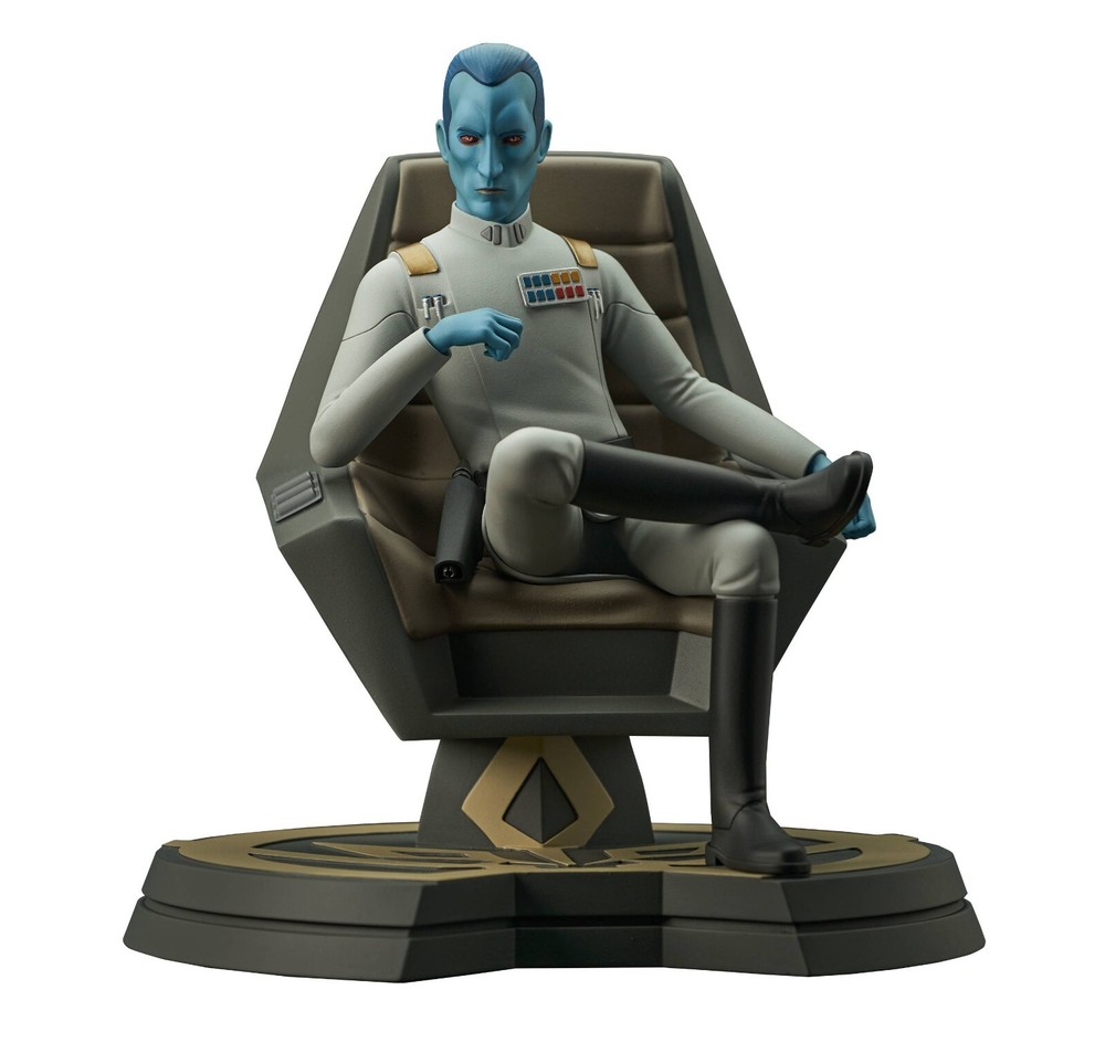 Star Wars Rebels Grand Admiral Thrawn on Throne Premier Collection Statue Figure
