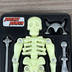 SEGA Pocket Power Tyco Glo-Bones Skeleton Figure Complete!