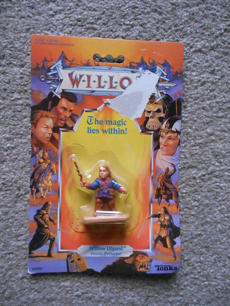 Willow Ufgood 1988 Tonka 2 inch Figure NEW Figurine Card Front Ripped Price Tag