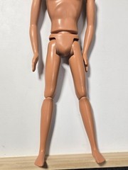 Vtg Barbie KEN Brunette Doll Rooted Hair Articulated Nude 4 Ooak C100
