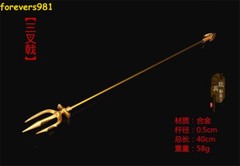 1/6 12in Trident of Aquaman Action Figure Accessory 40cm Metal Cosplay Toy Gifts