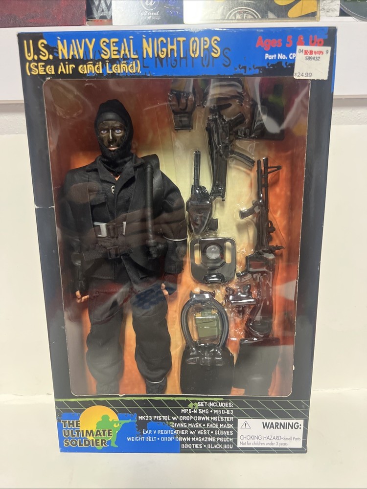 THE ULTIMATE SOLDIER UNITED STATES US NAVY SEAL NIGHT OPS 12″ FIGURE NEW