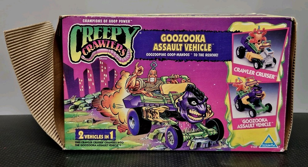 1994 Creepy Crawlers Goozooka Assault Vehicle 2 in 1 *New Damaged Box*