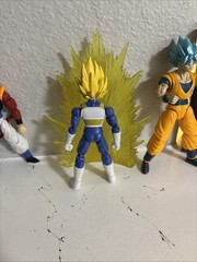 Dragon Ball Action Figure Lot Assembled Goku Figure-rise, Vegeta, Gogeta SS4