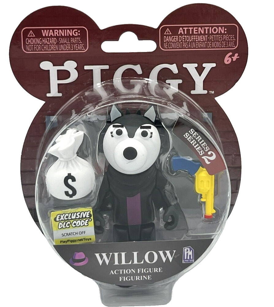 Wolf Roblox Piggy Willow 3.5” Series 2 Action Figure Toys with DLC Scratch Code