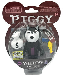 Wolf Roblox Piggy Willow 3.5” Series 2 Action Figure Toys with DLC Scratch Code