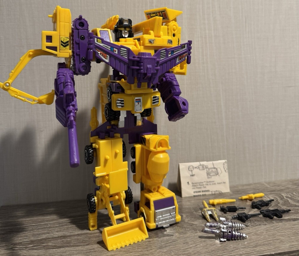 Transformers G2 Devastator 100% Complete with instructions! Unbroken! Nice