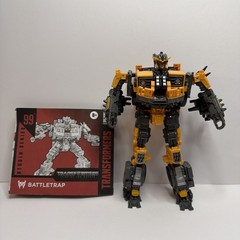 Transformers Studio Series 99 BATTLETRAP Movie ss-99 Figure incomplete w/ manual