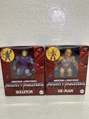 MOTU Mighty Masters Of The Universe Set Of 2 He-man And Skeletor New SEALED