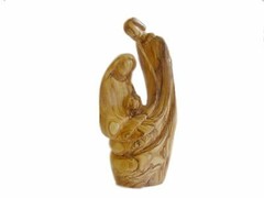Olive Wood Love & Happiness Sculpture