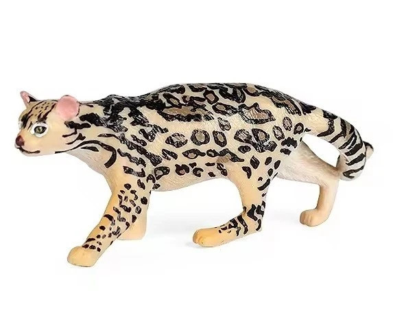 Ocelot Spotted Wild Cat Animal Toy PVC Action Figure Doll Kids Toys Party Gift